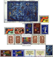 UNO - New York 174-189,Block4 (kompl.Ausg.) Jahrgang 1967 Komplett Postfrisch 1967 Kunstwerke, Entwicklung U.a. - Unused Stamps