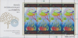 UNO - Genf 778-779 Kleinbogen (kompl.Ausg.) Postfrisch 2011 Jahr Der Wälder - Unused Stamps