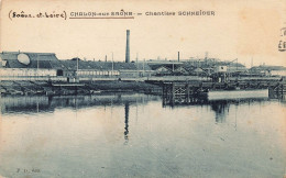 Chalon Sur Saône * Vue Sur Les Chantiers SCHNEIDER * Usine Industrie Cheminée - Chalon Sur Saone