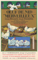 Publicité - Oeuf De Nid Merveilleux Pour Poules, Pour Pigeons - Stick Merveilleux - Carte Postale Ancienne - Advertising