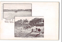 CPA Souvenir De Wady Halfa Landing Place - Soudan