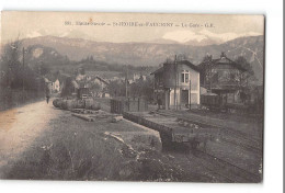 CPA 74 St Saint Jeoire En Faucigny La Gare - Saint-Jeoire