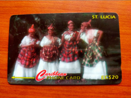 Saint Lucia - Women In National Dress - 121CSLA - Saint Lucia