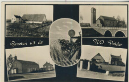 Groeten Uit De N.O. Polder - 5 Ansichten - Von 1954 (59479) - Other & Unclassified