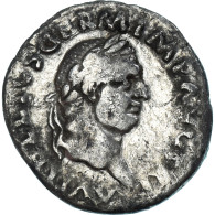 Monnaie, Vitellius, Denier, 69, Rome, TB+, Argent, RIC:I-90 - Les Flaviens (69 à 96)