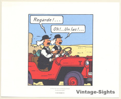 Tintin: Extrait De Tintin Au Pays De L'Or Noir *1 (Lithography Hergé Moulinsart 2011) - Serigrafia & Litografia