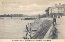 CPA 94 ABLON / MANOIR DE SULLY / LE BARRAGE / QUAI MONGE - Ablon Sur Seine