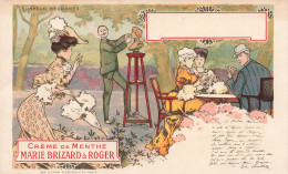 Publicité - Crème De Menthe Marie Brizard Et Roger - Bonheur Des Dames - Carte Postale Ancienne - Werbepostkarten