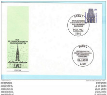 BUND BRD Ganzsache Gestempelt (Brief Cover Lettre)(FDC - Rollenmarken) 50 Pf (17193) - Briefomslagen - Gebruikt