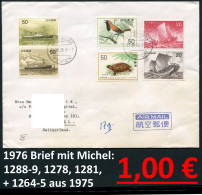 Japan 1976 - Japon 1976 - Nippon 1976 - Michel 1288-1289+1278+1281+1264-1265 - Oo Oblit. Used Gebruikt - Lettres & Documents