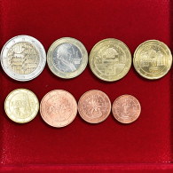 Autriche, Set Euros, 2005, Set 8 Monnaies Euro, SPL - Autriche