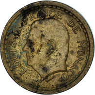 Monnaie, Monaco, 2 Francs, 1943, Paris, TB, Cupro-Aluminium, Gadoury:134 - 1922-1949 Luigi II