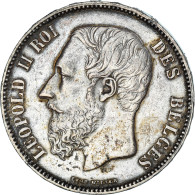 Monnaie, Belgique, Leopold II, 5 Francs, 5 Frank, 1867, TTB, Argent - 5 Frank