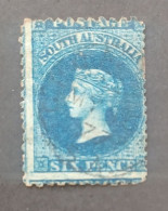 SOUTH AUSTRALIA 1876 QUEEN VICTORIA CAT GIBBONS N 140 PER 11 1/2 X 11 1/2 - Oblitérés