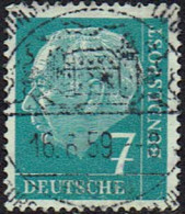 BRD 1954, MiNr 181XW, Gestempelt - Gebraucht