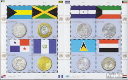 UNO - New York 1177-1184 Kleinbogen (kompl.Ausg.) Postfrisch 2010 Münzen - Unused Stamps