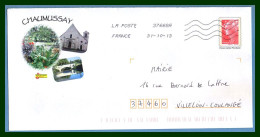 PAP Beaujard Repiqué Chaumussay  OMEC 2013 Pont... - Prêts-à-poster:Overprinting/Beaujard
