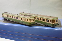 Jouef - AUTORAIL RGP II X 2709 X 2700 Vert Et Crème ép. IV SNCF Réf. HJ2386 Neuf NBO HO 1/87 - Loks