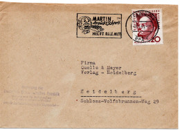 57502 - DDR - 1960 - 20Pfg Lenin EF A Bf MAGDEBURG - MARTIN BRAUCHT SCHROTT ... -> Westdeutschland - Briefe U. Dokumente