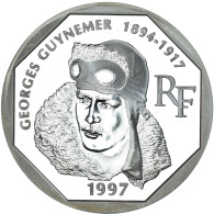 Monnaie, France, 100 Francs, 1997, Monnaie De Paris, Guynemer.BE, FDC, Argent - Pruebas
