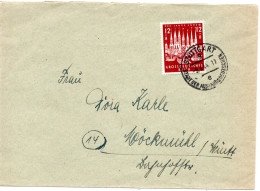 57508 - Deutsches Reich - 1944 - 12Pfg Luebeck EF A Bf STUTTGART -> Moeckmuehl - Lettres & Documents