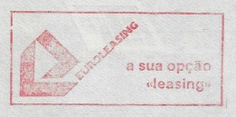 Portugal 1988 Cover Fragment With Meter Stamp With Slogan Euroleasing Your Leasing Option In Lisbon / Rato - Cartas & Documentos