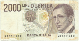 Italia - 2000 Lire - D. 03.10.1990 - Pick: 115 - Serie NB - G. Marconi - Ciampi & Speziali - 2.000 - 2000 Lire