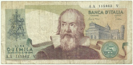 Italia - 2000 Lire - D. 24.10.1983 - Pick: 103.c- Serie AA - Galileo - Ciampi & Stevani - 2.000 - 2000 Liras