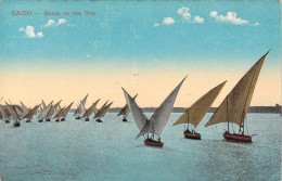 EGYPTE - Le Caire - Cairo - Boats On The Nile - Carte Postale Ancienne - Le Caire