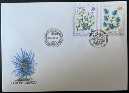 SP ENVELOPPE HONGRIE BUDAPEST MAGYARORSZAG FLEURS FLOWERS 1994 EUROPA VIRAGAI - Covers & Documents