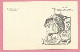 67 - SCHILTIGHEIM - Villa WELSCHKERNEL ( Propriété D' Auguste MICHEL ) - Carte Signée Ferdinand KALWEIT - 4 Scans - Schiltigheim