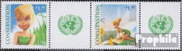 UNO - New York 1309-1310Zf Viererstreifen (kompl.Ausg.) Postfrisch 2012 Tinker Bell - Unused Stamps