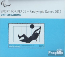 UNO - New York Block37 (kompl.Ausg.) Postfrisch 2012 Paralympische Sommerspiele - Unused Stamps