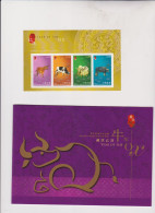 HONG KONG 2009 Nice Sheet + Folder SPECIMEN - Blokken & Velletjes