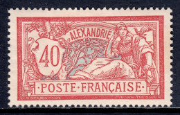France (Offices In Alexandria) - Scott #26 - MH - See Description - SCV $5.00 - Unused Stamps