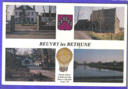 Carte Postale 62. Beuvry-les-Bethune    Ballon Dirigeable  Mongolfière   Très Beau Plan - Beuvry