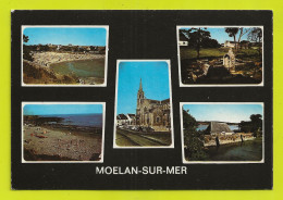 29 MOËLAN SUR MER En 5 Vues Filet De Volley Citroën 2CV Ami 6 VOIR DOS - Moëlan-sur-Mer