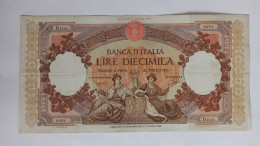 Billet Italie 10000 Lires 1961 Billet Rare TBE - 10000 Liras