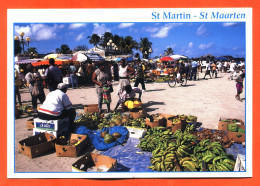 CPSM GF GUADELOUPE - SAINT MARTIN " Le Marché De Marigot " - Saint Martin