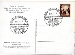 57531 - Deutsches Reich - 1938 - 3Pfg Sportfest EF A AnsKte RohrpostSoStpl BERLIN - LEICHTATHLETIK-LAENDERKAMPF AMERIKA- - Athletics