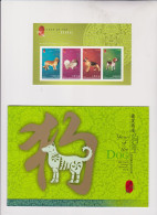 HONG KONG 2006 Nice Sheet + Folder SPECIMEN - Blokken & Velletjes