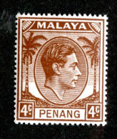 ( 1577 BCx) 1949 SG#6 Mnh (Sc#6) (Lower Bid- Save 20%) - Penang