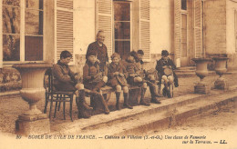 CPA 91 CHATEAU DE VILLEBON / ECOLE DE L'ILE DE FRANCE / UNE CLASSE DE VANNERIE / METIER - Autres & Non Classés