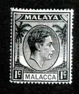 ( 1587 BCx) 1949 SG#3 Mnh (Sc#3) (Lower Bid- Save 20%) - Malacca