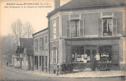 CPA 91 SOISY SOUS ETIOLLES / RUE GALIGNANI / PAPETERIE CONTASSOT / JOURNAUX / Cpa Rare - Autres & Non Classés