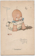 ILLUSTRATEUR Béatrice MALLET - CPA - Tentation - Bébé, Cigarette - Mallet, B.