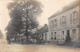 CPA 91 BAS TORFOU PAR ARPAJON / CARTE PHOTO / CAFE DU BAS DE TORFOU / VINS / LIQUEURS - Autres & Non Classés