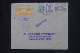 INDE - Enveloppe Commerciale En Recommandé De Calcutta Pour La France En 1951  - L 142121 - Briefe U. Dokumente