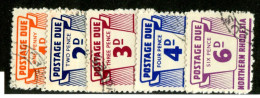 ( 1606 BCx) 1963 SG#D5/19 Cto (Sc#J5/10) (Lower Bid- Save 20%) - Rodesia Del Norte (...-1963)