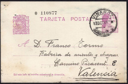 Castellón - Edi O EP 69 - Entero Postal Mat "Vinaroz 13/10/33" - 1931-....
